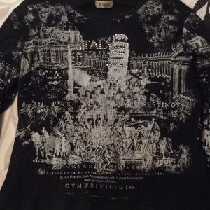 Italy top 3/4 sleeve